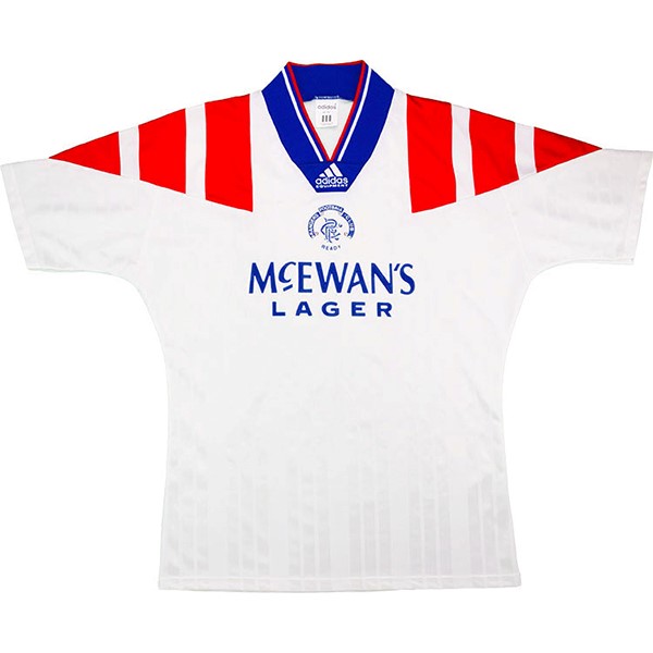 Tailandia Camiseta Rangers 2nd Retro 1992 1993 Blanco
